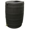 50-Gallon Rain Barrel in Black