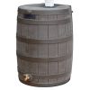 50 Gallon Plastic Rain Barrel with Bottom Spigot