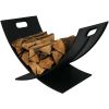 Modern Outdoor/Indoor Heavy Duty Steel Firewood Log Rack
