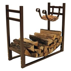 Indoor/Outdoor Firewood Log Rack