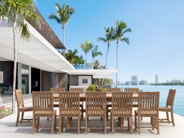 Sahara Rialto 13-Pieces Rectangular Dining Set