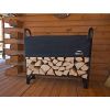 Outdoor 4 ft Firewood Rack with Cover