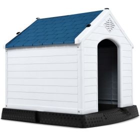 Small Blue and White Dog House