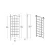 79-inch Outdoor Lattice Panel Trellis