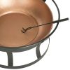 Copper Finish Fire Pit