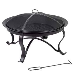 30-inch Round Steel Fire Pit