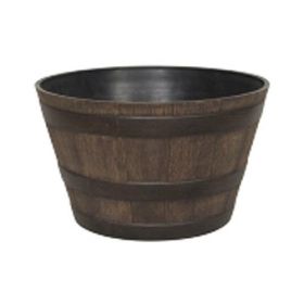 15-5-inch Round Whiskey Barrel Planter