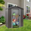 Outdoor Metal Storage Shed; 5 ft x 3 ft