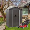 Outdoor Metal Storage Shed; 5 ft x 3 ft
