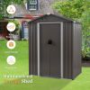 Outdoor Metal Storage Shed; 5 ft x 3 ft