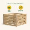Cedar Wood Compost Bin; 41 Cubic Feet