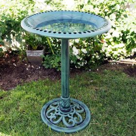 Outdoor Garden Bird Bath Bowl with Stand