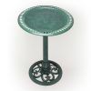 Outdoor Garden Bird Bath Bowl with Stand