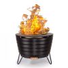 Wood Burning Stainless Steel Smokeless Fire Pit with Cover