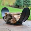 3 ft Indoor/Outdoor Steel Firewood Rack