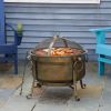 Wood Burning Fire Pit Cauldron and Grill