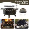 30-inch Wood Burning Fire Pit Grill