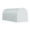 14.7 Ft x 6.5 Ft Outdoor Greenhouse w/  White PE Cover