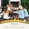 Outdoor Picnic Table and Bench Set
