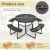 Outdoor Picnic Table and Bench Set