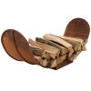 Rustic Indoor/Outdoor Firewood Rack