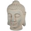 Zen Garden Buddha Head Statue