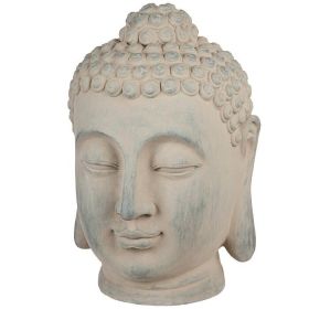 Zen Garden Buddha Head Statue