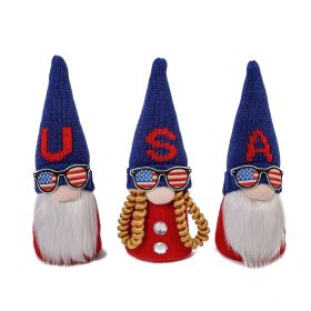 Independence Day Forest Gnome; 3 Pieces