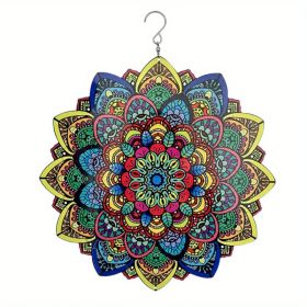 3D Hanging Metal 3D Wind Spinner With 360° Rot; 1pc