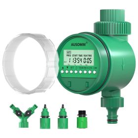 Irrigation System System; Digital Timer with LCD Display; Includes Y-Shaped Quick Connector