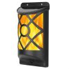 Solar LED Wall Mount Flickering Flame Lamp