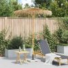 Tiki Umbrella; Banana Leaf - 59.1 in diameter; Bamboo Pole Height - 82.7 in