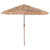 Tiki Thatched Patio Umbrella; 9 ft