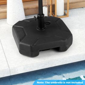 Heavy-Duty Fillable Umbrella Base with Handle; 17 Inch/88 LBS