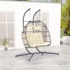 Outdoor Rattan Hanging Egg Chair