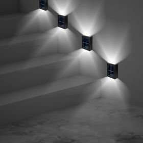 Solar LED Lights For Decks, Stairs, and Fences; 2 pieces