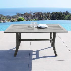 Renaissance Patio Dining Table with Curvy Legs