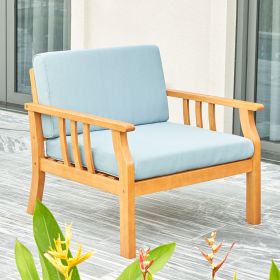 Kapalua Eucalyptus Outdoor Chair with Cushion