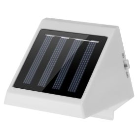 LED Waterproof Solar Powered Light; Dusk-To-Dawn Light for Fences, Patios, or Stairs; 1 Piece