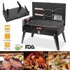 Portable Suitcase Grill; 16.7 in x 10 in x 17.7 in