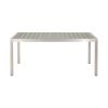Aluminum Dining Table with Faux Wood Top