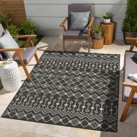 Sunshine 7 ft. 10 in. x 10 ft. 3 in. Anthracite Area Rug