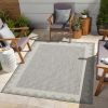 Sunshine Silver 7 ft. 10 in. x 10 ft. 3 in. Indoor/Outdoor Area Rug