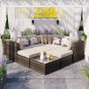 GO 8-piece Outdoor Wicker Sofa Set