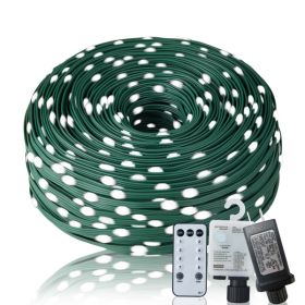 Waterproof and Dimmable LED Rope Lights; Non-Waterproof Adapter; 328 Ft.