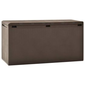 Brown Patio Storage Box; 44.9"x18.5"x23.6"