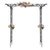 Iron Flat Top Garden Trellis