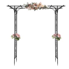 Iron Flat Top Garden Trellis