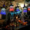 Halloween Ghost Witch Hat Hanging String Lights