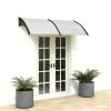 Outdoor 80"x 40" UV Protected Awning For Door or Window
